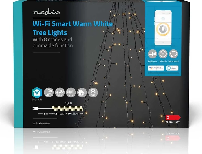 Nedis SmartLife Dekorative LED Lichterbaum