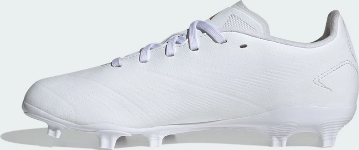adidas Predator League FG cloud white/gold metallic/sandy beige met (Junior)