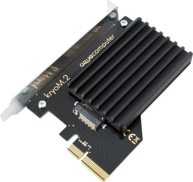 Aqua Computer kryoM.2 PCIe 3.0/4.0 x4 Adapter mit Passivkühler