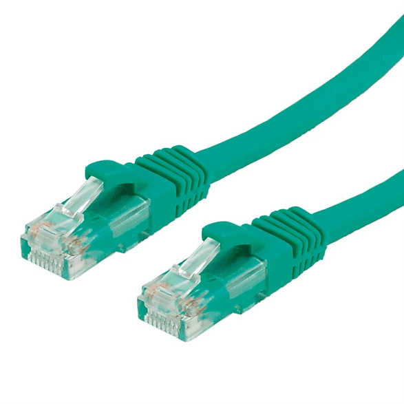 Value LSOH Patchkabel, Cat6, U/UTP, RJ-45/RJ-45, 3m, grün