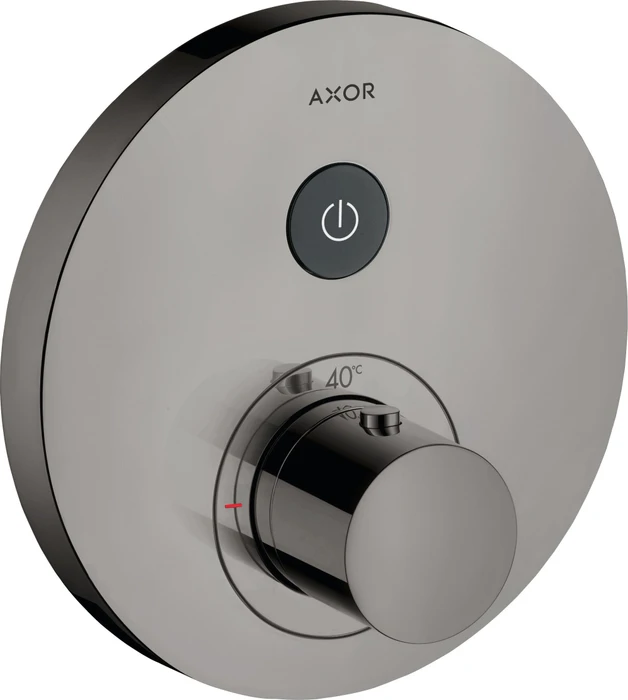 Hansgrohe Axor ShowerSelect rund Thermostat mit 1 Ventilen polished black chrome