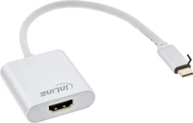 InLine Monitor Konverter HDMI-Buchse auf USB-C Stecker silber (64101S)