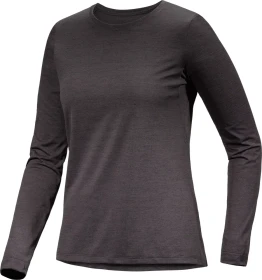 Arc'teryx Teama Funktionsshirt langarm black heather (Damen)