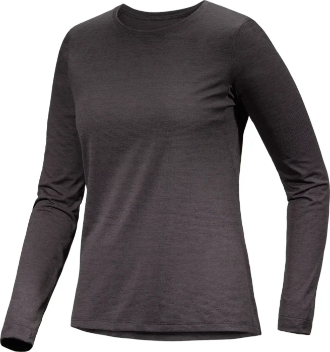 Arc'teryx Teama Funktionsshirt langarm black heather (Damen)