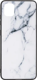 Peter Jäckel Commander Glas Back Cover Marble für Apple iPhone 12 Mini weiß