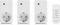 Smartwares SmarthomeBasic SH4-99552 weiß, Funk-Steckdose, 3er Funksteckdosen-Set mit Fernbedienung Vorschaubild