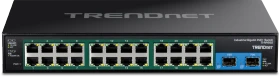 TRENDnet TI Hardened Industrial Rackmount Gigabit Managed Switch, 24x RJ-45, 2x SFP, 685W PoE+ (TI-RP262)