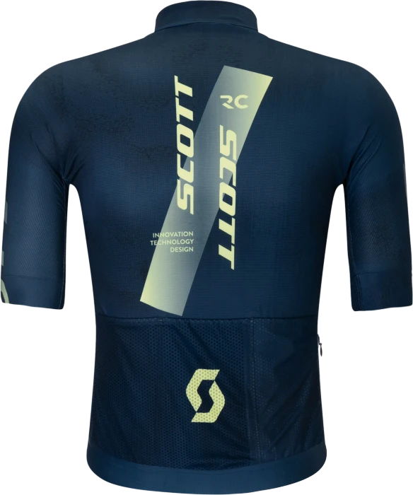 Scott RC Pro Trikot kurzarm dark blue/acid yellow (Herren)