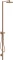Hansgrohe Axor Starck Duschsäule mit Thermostat und Kopfbrause 240 1jet brushed red gold Vorschaubild