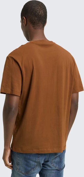 Tom Tailor Relaxed Fit aus Baumwolle T-Shirt kurzarm golden clay (Herren)