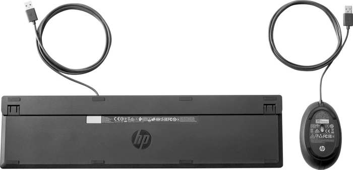 HP Wired Desktop 320MK Tastatur und Maus Set, schwarz, USB, IT