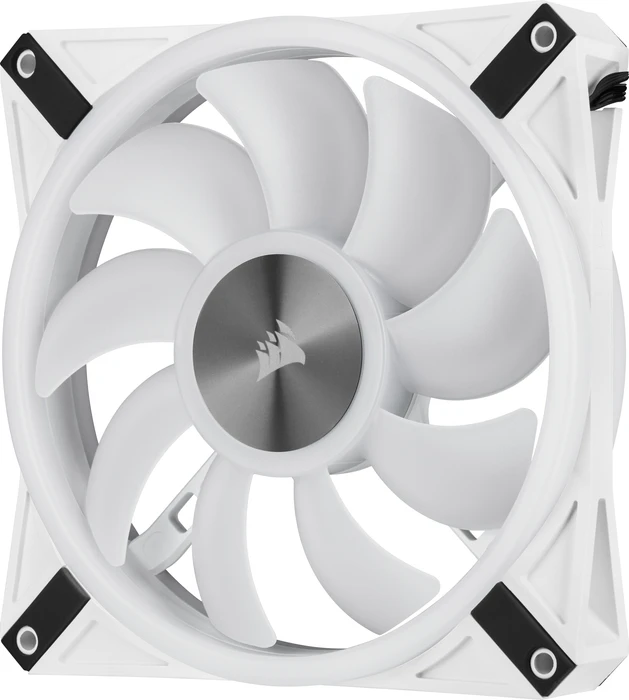 Corsair QL Series iCUE QL140 RGB PWM Dual Fan Kit, weiß, LED-Steuerung, 140mm, 2er-Pack