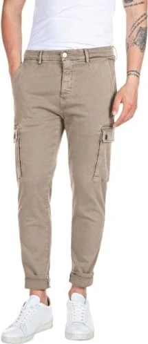 Replay Jaan Slim Fit Cargo Jeans wood grey (Herren)