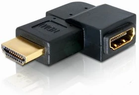 DeLOCK HDMI Adapter, Stecker/Buchse, gewinkelt links (65077)