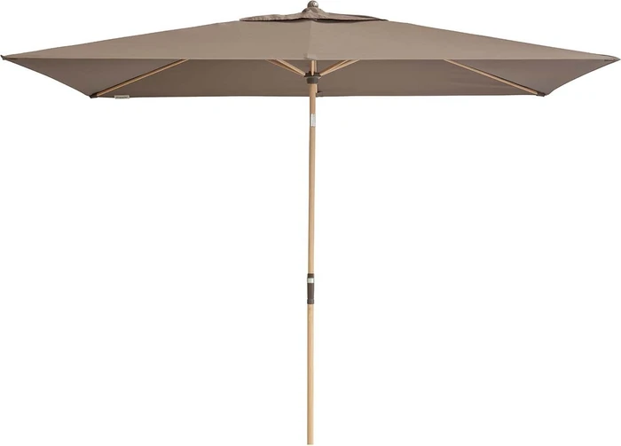 Doppler Alu Wood Ultra Sonnenschirm 300x200cm greige