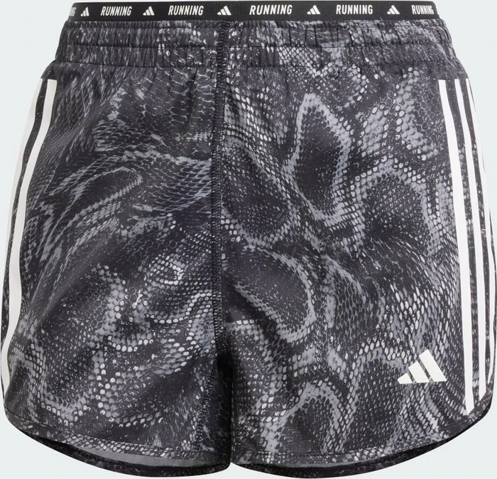 adidas Own The Run Excite Allover Print Aeroready Laufhose kurz schwarz (Damen)