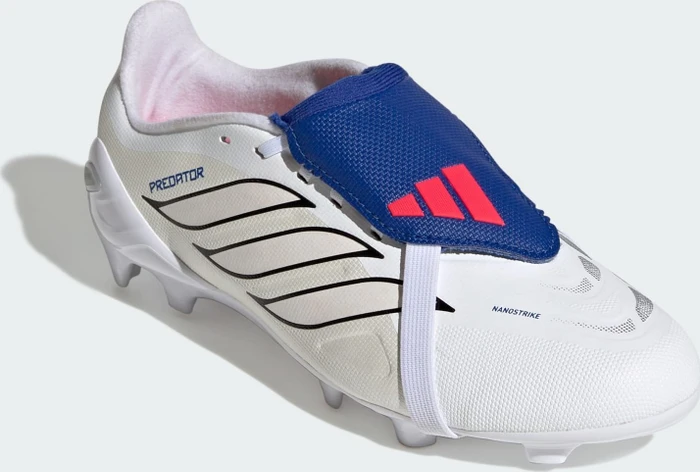 adidas Predator League Fold-Over Tongue FG cloud white/zero metalic/royal blue (Junior)