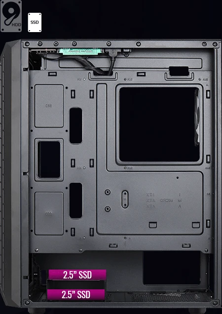 AeroCool Beam, Glasfenster