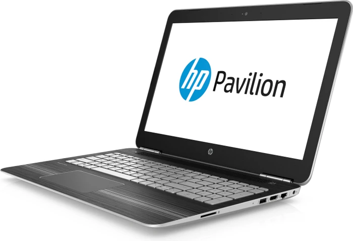 HP Pavilion 15-bc203ng, silber, Core i7-7700HQ, 16GB RAM, 512GB SSD, GeForce GTX 1050, DE