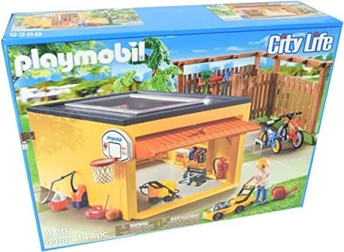 playmobil City Life Garage mit Fahrradstellplatz