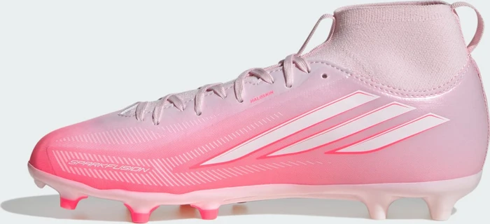 adidas F50 Sparkfusion League Mid Cut FG/AG solar turbo/cloud white/distilled pink (Junior)