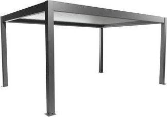 Biohort Pergola 5x3.5 quarzgrau-metallic/silber-metallic