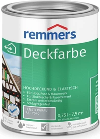 Remmers Deckfarbe fenstergrau (RAL7040), 750ml