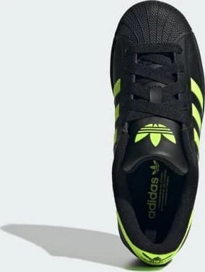 adidas Superstar II Kids core black/signal green (Junior)