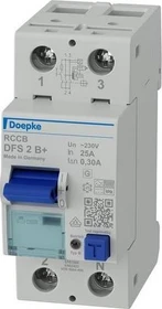 Doepke Fehlerstromschutzschalter DFS 2 025-2/0,30-B+
