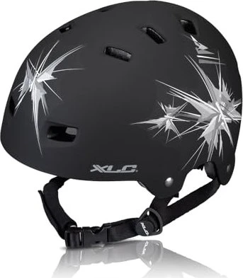 XLC BH-C22 Urban Helm matt black spikes