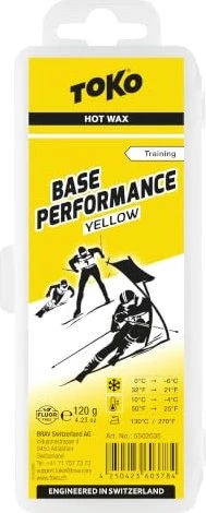 Toko Base Performance Hot Gleitwax 120g Wachs gelb