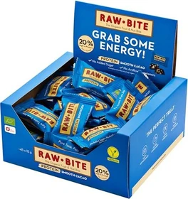 Raw Bite Protein Smooth Cacao Office Box (45x 15g)