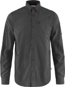 Fjällräven Abisko Hike Hemd langarm dark grey (Herren)