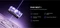 Lamzu Thorn V2 8K Wireless Gaming Mouse violett, USB Vorschaubild