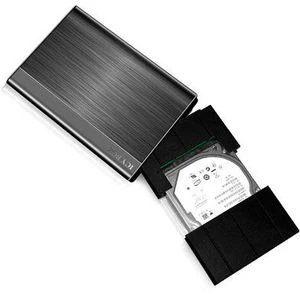 RaidSonic Icy Box IB-230StU3-G schwarz, USB 3.0 Micro-B