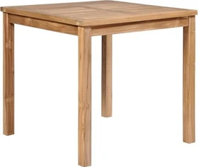 vidaXL Gartentisch Massivholz 80x80cm