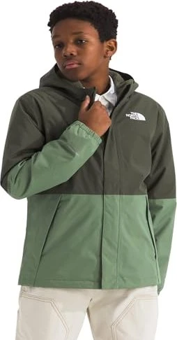 The North Face Boys Warm Antora Rain Funktionsjacke new taupe green/bark mist (Junior)