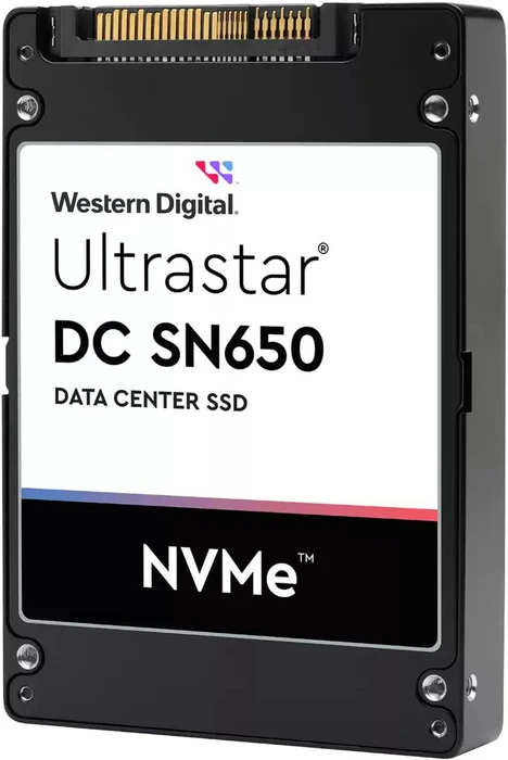 Western Digital Ultrastar DC SN650 - 1DWPD 7.68TB, ISE, 2.5" / U.3 / PCIe 4.0 x4