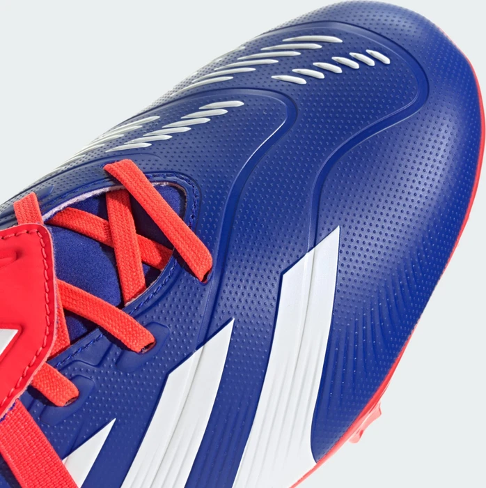 adidas Predator League Fold-Over Tongue FG lucid blue/cloud white/solar red