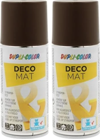 Dupli-Color Deco Mat Acryllack-Spray RAL 8017 schokoladenbraun, 150ml