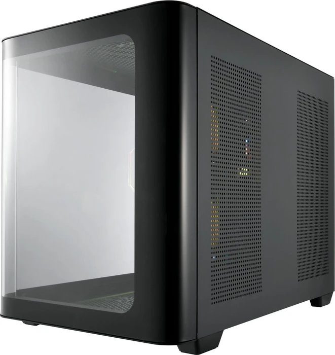 FSP S380-BA Black, Glasfenster