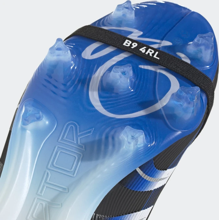 adidas Predator Elite JB Fold-Over Tongue FG core black/cloud white/glow blue