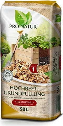 Pro Natur Hochbeet-Grundfüllung Bodenhilfsstoff, 50l