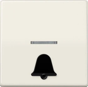 Jung Serie AS Wippe mit abtastbarem Symbol "Klingel", weiß