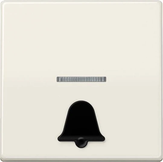 Jung Serie AS Wippe mit abtastbarem Symbol "Klingel", weiß