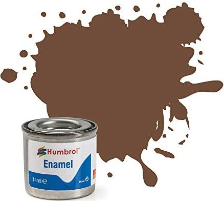 Humbrol Enamel Paint 98 chocolate matt, 14ml