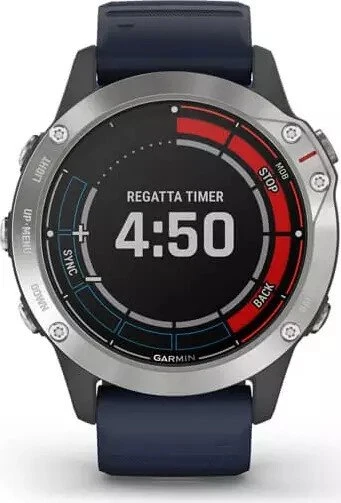 Garmin quatix 6 grau/blau