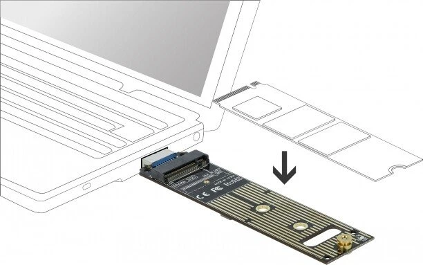 DeLOCK USB -> M.2 PCIe