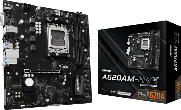 ASRock A620AM-HVS (AMD AM5)