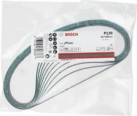 Bosch Professional Y580 Best for Inox Schleifband K120, 13x520mm, 10 Stück